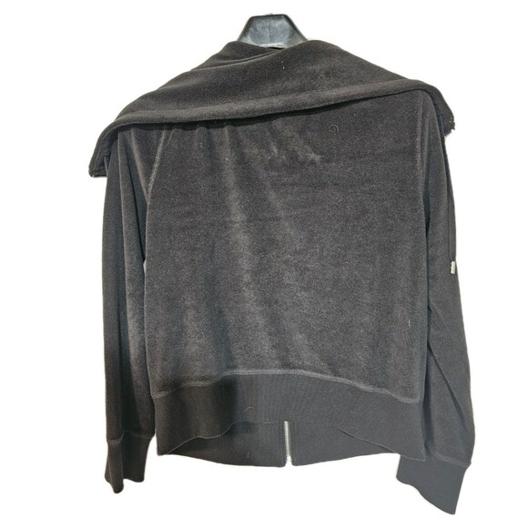 Michael Kors Womens Black Long Sleeve Pockets Full-Zip Size Large - Picture 3 of 5